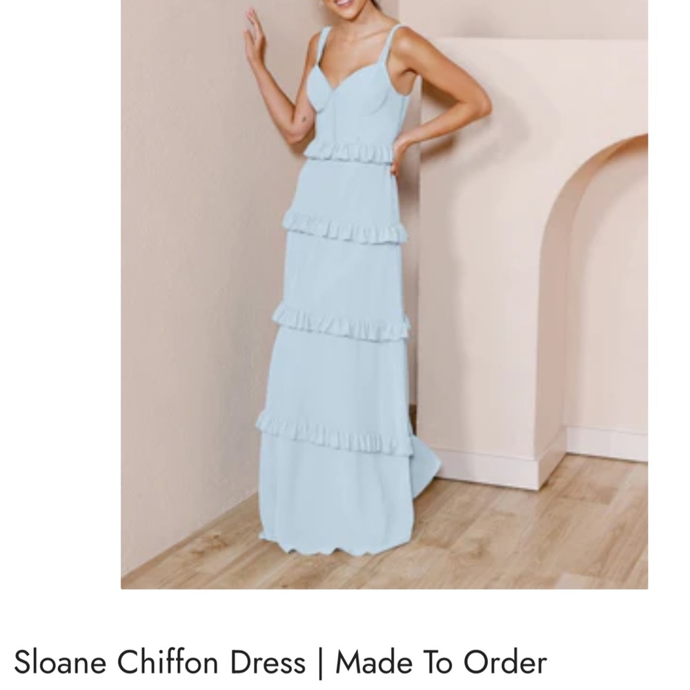 BRAND NEW blue bridesmaid dress by Revelry